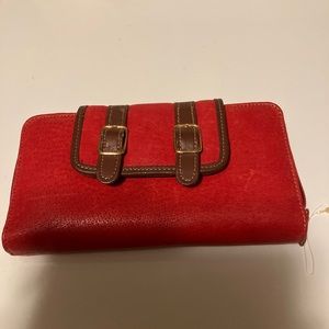 Mundi Genuine Leather Wallet Clutch w/ MINI PHOTO ALBUM